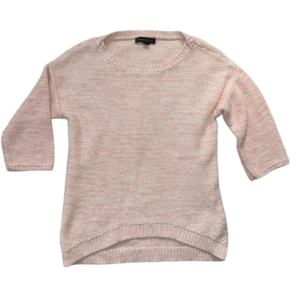 Banana Republic Light Pink Crew Neck Sweater